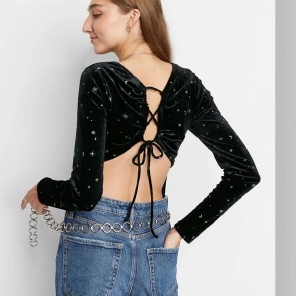 Wild Fable Light Blue Bodysuit - Picture 4 of 6